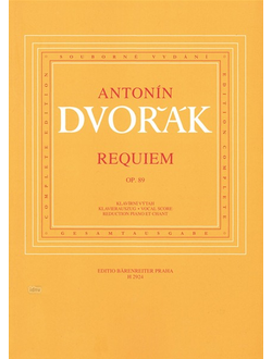 Dvor?k. Requiem op.89 f?r Soli, Chor und Orchester Klavierauszug