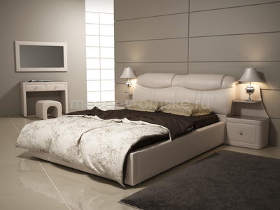 Прикроватная тумба "Диана" в интерьере спальни "Диана" от омского производителя