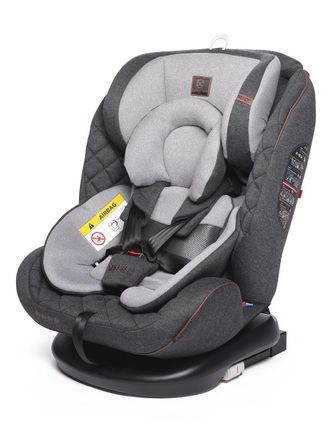 Автокресло Baby Care Shelter 0-36кг, IsoFix, поворотная база 360, Grey / Light Grey