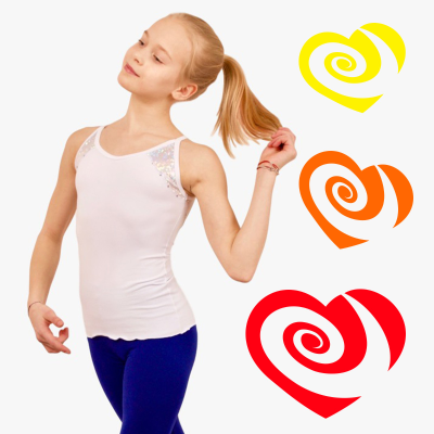 Термо-майка "Галограмма" с Svarovski   (арт 313)