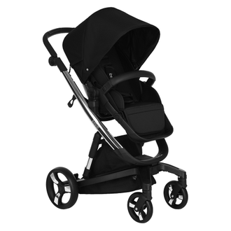 Коляска 3в1 ibebe i-stop Ткань Black, CHROME рама