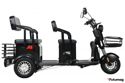 Пассажирский трицикл WHITE SIBERIA SIBTRIKE R 2000W