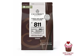 Шоколад Темный в каллетах 54,5% Barry Callebaut (Бельгия), 2,5 кг