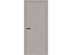 Дверь винил Граффити-5 Grey Pro