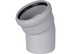 Отвод канализационный STOUT D 110х30° бесшумный (Арт. SKB-0008-011030)