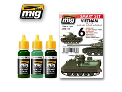 Ammo MIG: Набор акриловых красок: Война во Вьетнаме