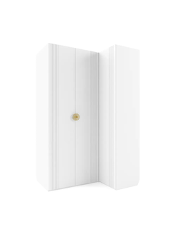 Шкаф угловой Мишель Белый