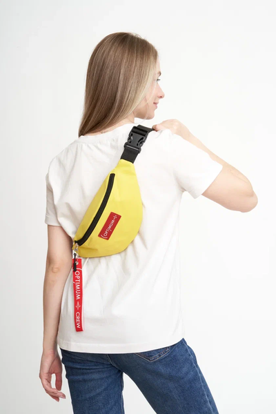 Сумка на пояс Optimum Mini RL, желтая