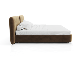 Кровать "Лема" коричневого цвета