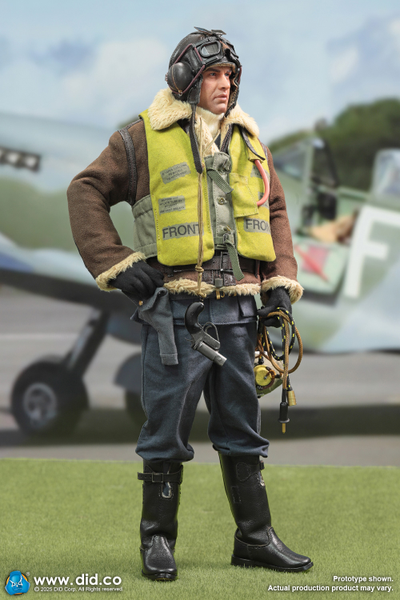 Британский пилот (Том Харди, "Дюнкерк")  - Коллекционная фигурка 1/6 WWII British Pilot Squadron Leader – Tom (K80187) - DID