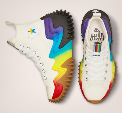 Converse Run Star Motion Hi platform Pride Rainbow