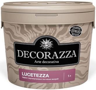 Decorazza Lucetazza Alluminio - краска с песком 5л - 25м2 цвет базовый LC 700
