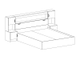 Бася Кровать 1,6 с закроватным модулем Стендмебель