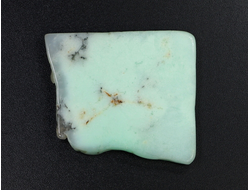 Хризопраз, коллекционный образец, срез, Австралия (39*35*4 мм, 11 г) №23748