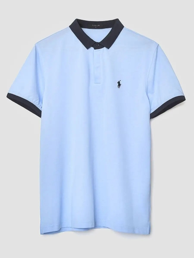Поло мужское PM-002 голубое
