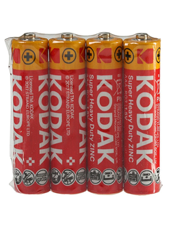 Батарейка солевая Kodak AAA 4шт