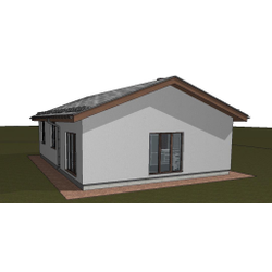 Одноэтажный дом с тремя спальнями 90м² (S108)