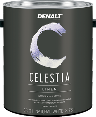 КРАСКА АКРИЛОВАЯ ДЛЯ СТЕН DENALT CELESTIA LINEN 3.78Л