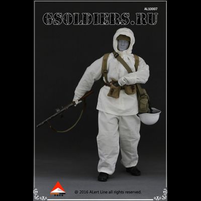 КОМПЛЕКТ (БЕЗ ТЕЛА И ГОЛОВЫ) Красноармеец в зимнем обмундировании AlertLine AL10007 1/6 Winter Soviet soldier Suit