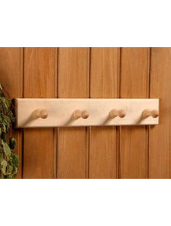 Вешалка «Классика» 4 крючка, липа