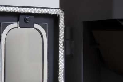 Печь-камин Бавария призматик пристенно угловой, Экокамин (Россия)