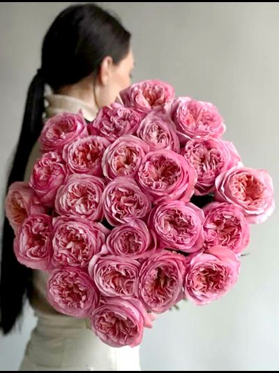 Монобукет 25 роз Pink Xpression