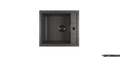 Мойка из искусственного мрамора MIXLINE ML-GM28 прямоугольная отверстие справа 445*500*190мм