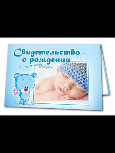 Папка &quot;Свидетельство о рождении&quot;, МИКС (старый формат)