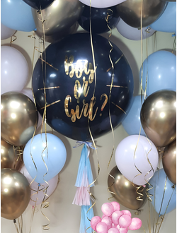 Сет 2 для определения пола малыша гендерная вечеринка