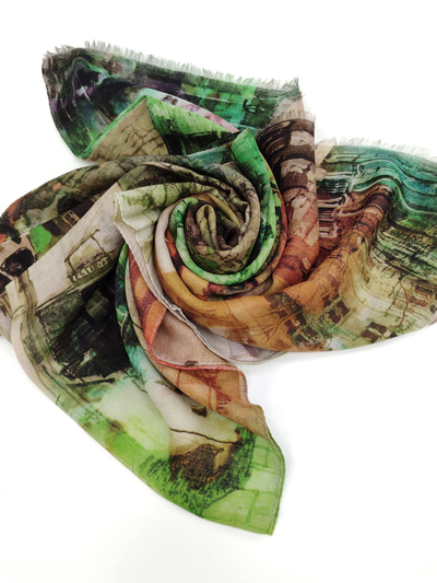 Павловопосадский палантин 10168-10