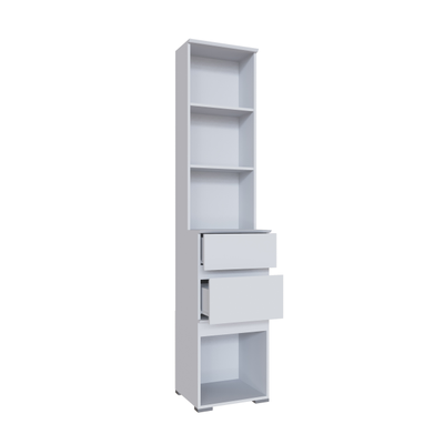 Модульная прихожая Плейона 1.35 м белая вариант 1 (Тэкс)