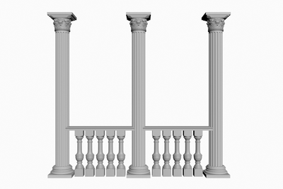балюстрада балясин BL-005 с колонной