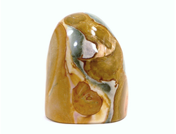 Яшма полихромная, полировка стоячая, Мадагаскар (81*68*52 мм, 470 г) №15446