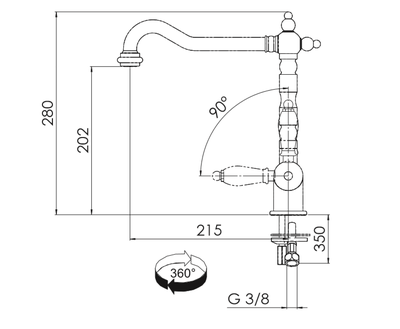 Смеситель Franke Old England