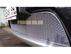 Защита радиатора Mitsubishi L200 2010-2013/Mitsubishi Pajero Sport 2008-2013 (chrome) низ PREMIUM