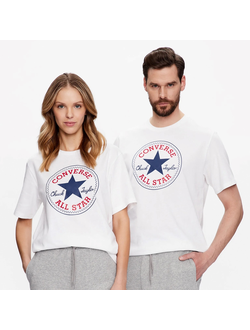 Футболка Converse Classic Logo Go-To All Star White UNISEX