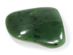 Нефрит, галтовка, Россия, Бурятия (47*40*13 мм, 39 г) №28267
