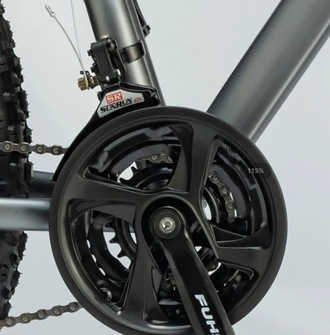 Велосипед Фэтбайк FU604/ 21ск 26" серый "Ягуар" рама 17"