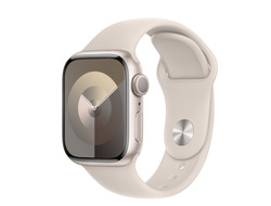 Apple Watch Series 9 41mm Starlight Aluminium Case With Starlight Sport Band S/M