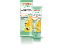 VITAMIN ACTIVE Увлажняющий КРЕМ-ХАЙЛАЙТЕР для лица ВИТАМИННЫЙ КОКТЕЙЛЬ, SPF 15, дневной, 40 мл