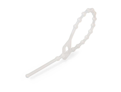 Стяжка нейлоновая КСШ 150 (бел) (100шт) с шариковым замком