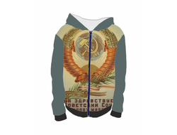 Толстовка 3D с полной запечаткой СССР №16