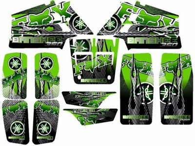 Наклейки на квадроцикл Yamaha YFZ 350 Banshee #545 FOX