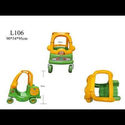 Машинка «Lerado» зелено-желтая