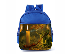 Рюкзак синий год Дракона №7