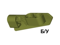 ! Б/У - Technic, Panel Fairing #22 Very Small Smooth, Side A, Olive Green (11947 / 6278078 / 6347316) - Б/У