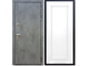 Входная металлическая дверь Рекс 22 Бетон темный  /  ФЛ 291 Бетон светлый