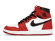 Nike Air Jordan Retro 1 High (красные с белым)