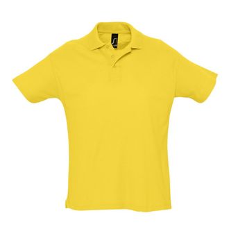 1379 Рубашка поло мужская SUMMER 170, желтый