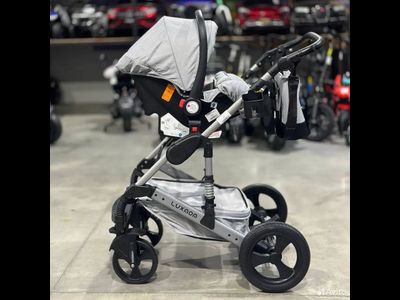 Детская коляска 3 в 1 Luxmom 558 Серый